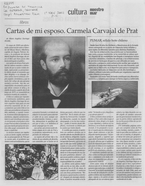 Cartas de mi esposo. Carmela Carvajal de Prat.