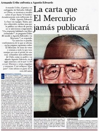 La carta que El Mercurio jamás publicará