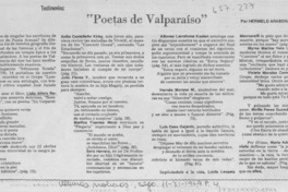 "Poetas de Valparaíso"