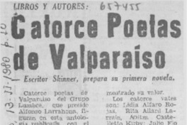 Catorce poetas de Valparaíso.