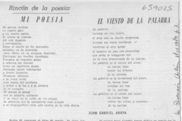 Rincón de la poesía.