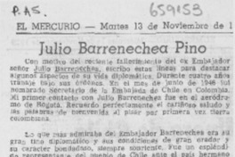 Julio Barrenechea Pino