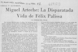 Miguel Arteche: La disparatada vida de Félix Palissa