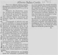 Alberto Baltra Cortés