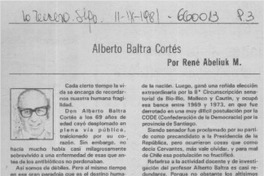 Alberto Baltra Cortés  [artículo] René Abeliuk M.
