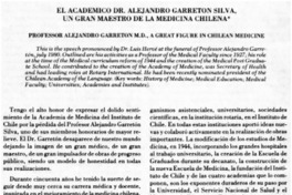 El Doctor Alejandro Garretón Silva