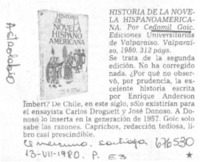 Historia de la novela hispanoamericana