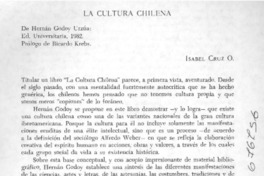 La cultura chilena