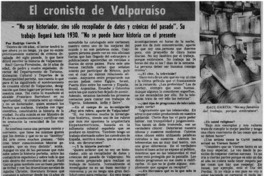 El cronista de Valparaíso: [entrevista]