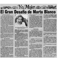 El gran desafío de Marta Blanco [entrevista]