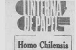 Homo chilensis