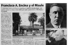 Francisco A. Encina y el Maule.