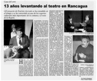 13 años levantando al teatro en Rancagua
