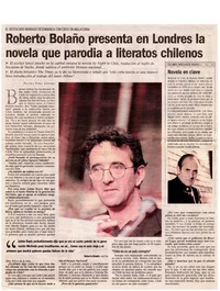 Roberto Bolaño presenta en Londres la novela que parodia a literatos chilenos : [Entrevista]