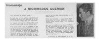 Homneaje a Nicomedez Guzmán