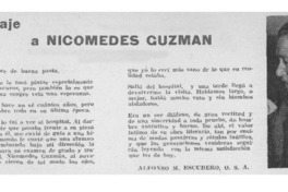 Homneaje a Nicomedez Guzmán
