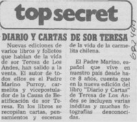 Diario y cartas de sor Teresa.