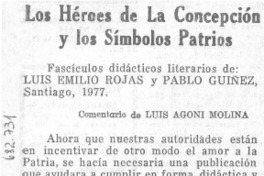 Los héroes de La Concepción y los símbolos patrios
