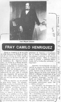 Fray Camilo Henríquez