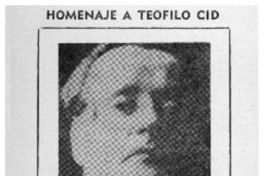 Homenaje a Teofilo Cid
