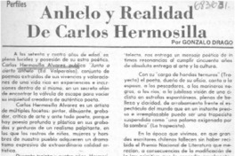 Anhelo y realidad de Carlos Hermosilla