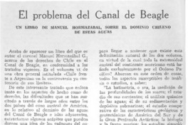 El problema del Canal de Beagle.