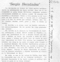 "Sergio Hernández".