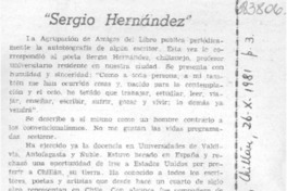 "Sergio Hernández".