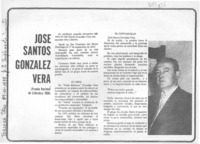 José Santos González Vera.