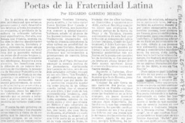 Poetas de la fraternidad latina
