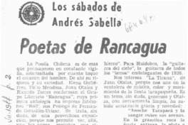 Poetas de Rancagua.