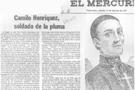 Camilo Henríquez, soldado de la pluma