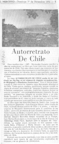 Autorretrato de Chile.
