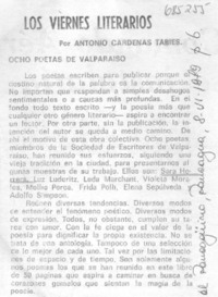 Ocho poetas de Valparaíso