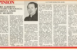 Padre Alberto Hurtado Cruchaga: a treinta años de su muerte