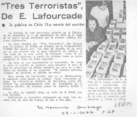 "Tres terroristas", de E. Lafourcade.