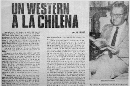 Un western a la chilena
