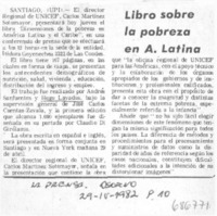 Libro sobre la pobreza en A. Latina.
