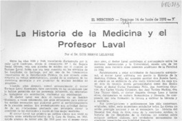 La historia de la medicina y el profesor Laval