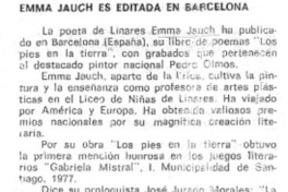 Emma Jauch es editada en Barcelona