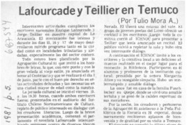 Lafourcade y Teillier en Temuco