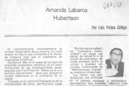 Amanda Labarca Hubertson