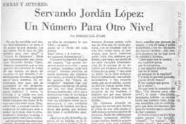 Servando Jordán López: un número para otro nivel