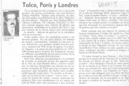 Talca, París y Londres