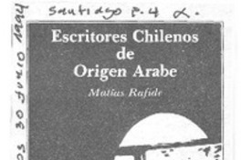 Escritores chilenos de origen árabe.