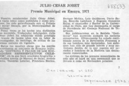 Julio César Jobet.