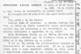 Jerónimo Lagos Lisboa