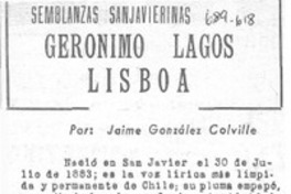 Gerónimo Lagos Lisboa