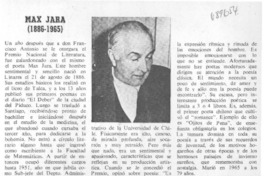 Max Jara (1886-1965).