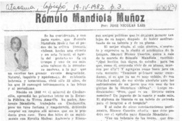 Rómulo Mandiola Muñoz
